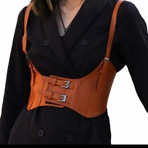 Brown Harness Stretch Belt